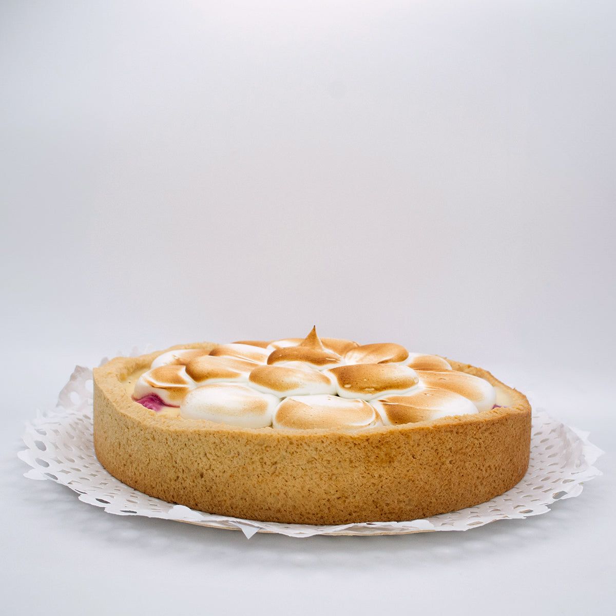Pie de maracuya frambuesa