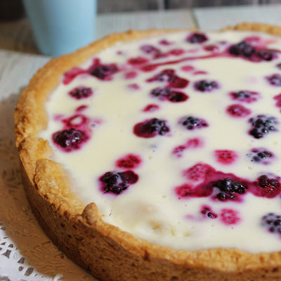 Kuchen yogurt berries