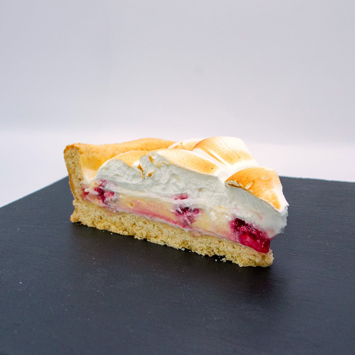 Pie de maracuya frambuesa