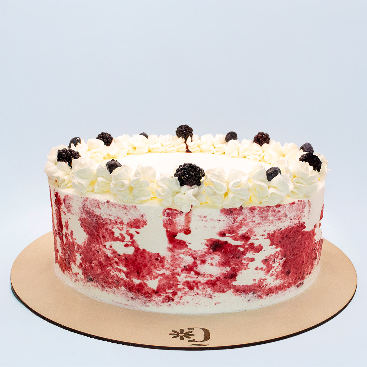 Torta frutos del bosque sin azúcar