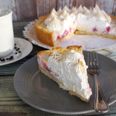 Pie de limón frambuesa