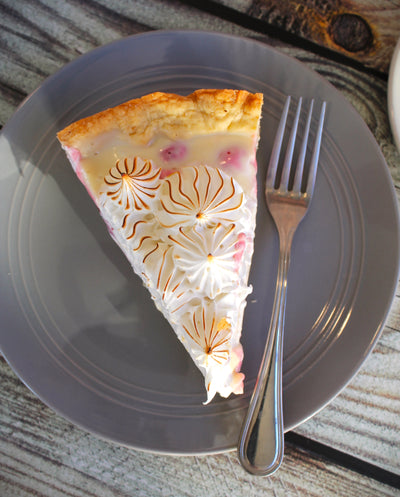 Pie de limón frambuesa