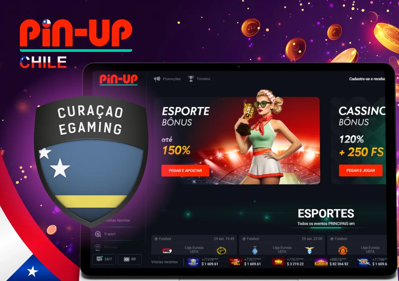 Sección de apuestas deportivas de Pin-Up